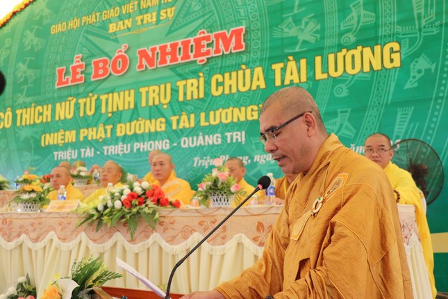 Đại đức Thích Nguyên Mãn phát biểu khai mạc