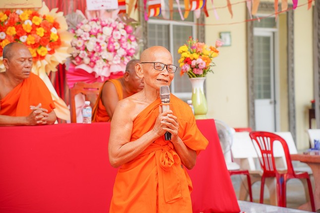 Đại đức tân trụ trì dâng lời phát nguyện