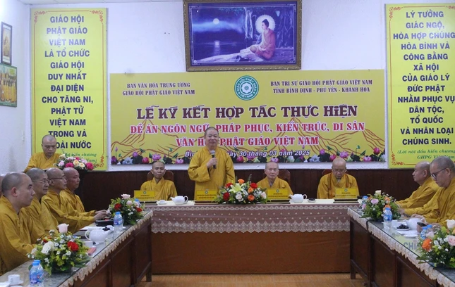 Hòa thượng Thích Thọ Lạc phát biểu khai mạc