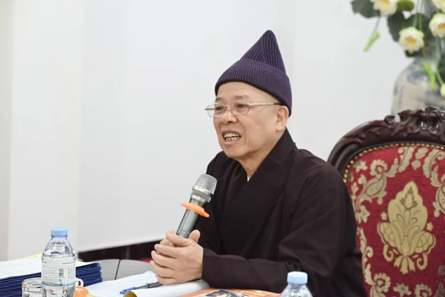 Hòa thượng Thích Thanh Quyết phát biểu đúc kết