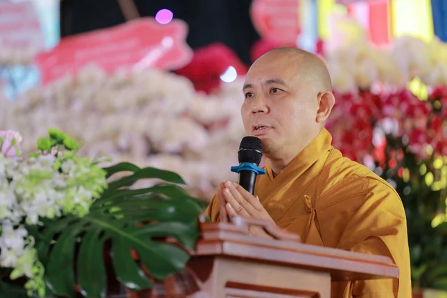 Thượng tọa Thích Đồng Thành phát biểu khai mạc Thượng tọa Thích Đồng Thành phát biểu khai mạc
