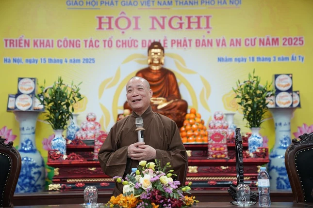 Hòa thượng Thích Bảo Nghiêm đúc kết hội nghị