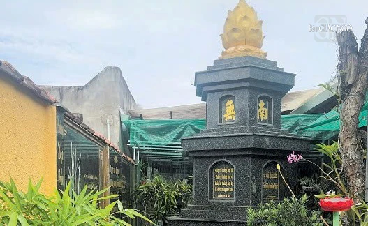 Bảo tháp Ni trưởng Mạn Đà La tại Bồ Đề am Bảo tháp Ni trưởng Mạn Đà La tại Bồ Đề am