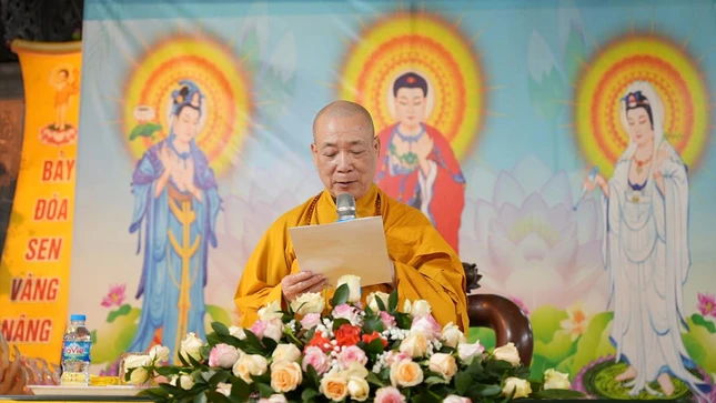 Hòa thượng Thích Bảo Nghiêm tuyên đọc Thông điệp Phật đản Phật lịch 2569 Hòa thượng Thích Bảo Nghiêm tuyên đọc Thông điệp Phật đản Phật lịch 2569