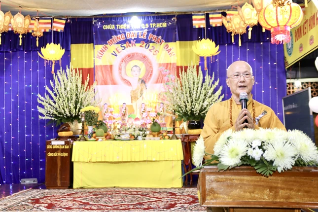 Hòa thượng Thích Chơn Không tuyên đọc Thông điệp Phật đản Phật lịch 2569 của Đức Pháp chủ GHPGVN Hòa thượng Thích Chơn Không tuyên đọc Thông điệp Phật đản Phật lịch 2569 của Đức Pháp chủ GHPGVN