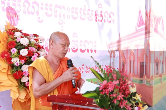 Hòa thượng Danh Đổng phát biểu Hòa thượng Danh Đổng phát biểu