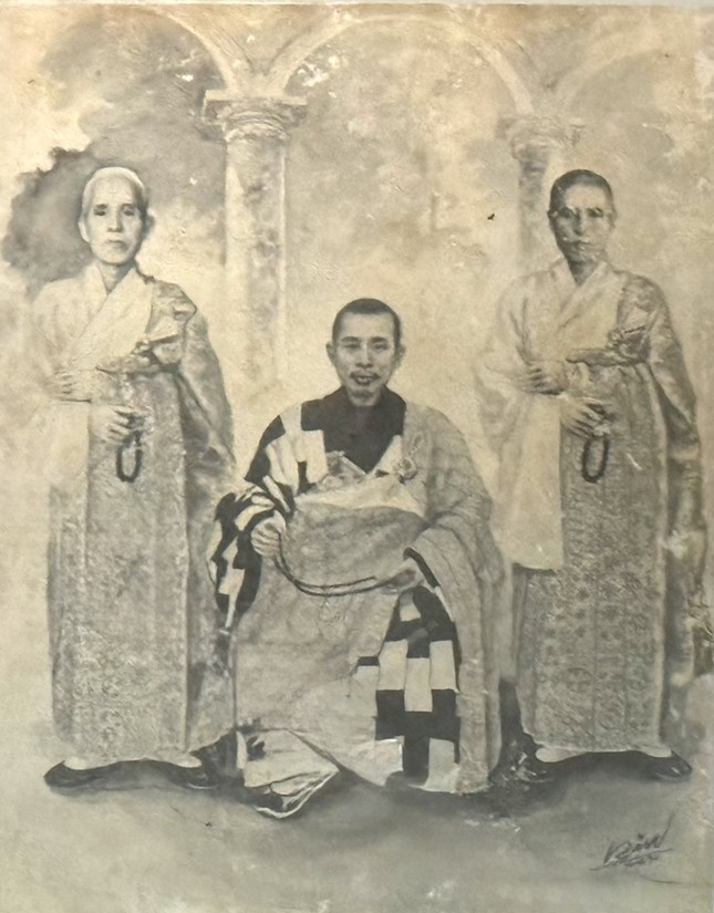 Chân dung Tổ sư cùng đệ tử