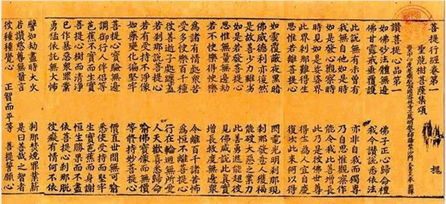 Bản kinh tại chùa