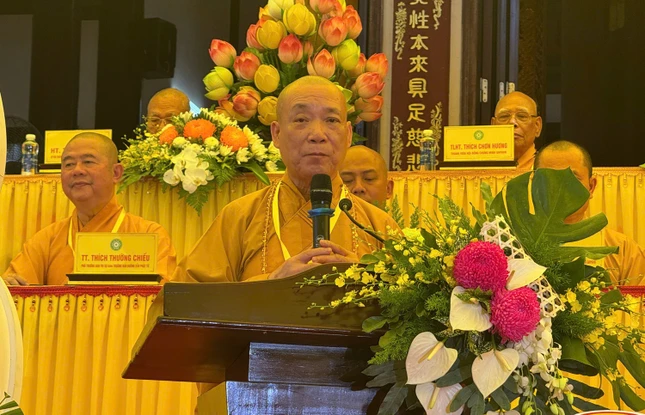 Hòa thượng Thích Bảo Nghiêm phát biểu khai mạc