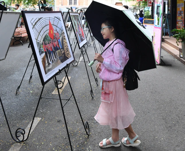 Em đến với triển lãm ảnh của chú Trần Thế Phong