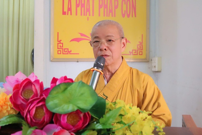Hòa thượng Thích Trí Minh phát biểu đúc kết
