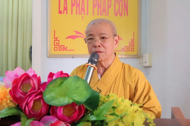 Hòa thượng Thích Trí Minh phát biểu đúc kết Hòa thượng Thích Trí Minh phát biểu đúc kết