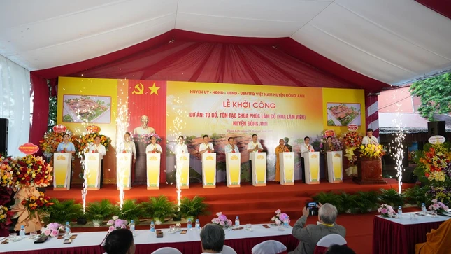 Dự án tu bổ, tôn tạo chùa Phúc Lâm cổ với tổng mức đầu tư 261 tỷ đồng, được thực hiện trên diện tích đất 2,14ha