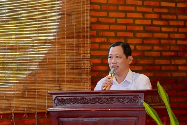 Phó Giám đốc Sở Nội vụ tỉnh Hậu Giang phát biểu Phó Giám đốc Sở Nội vụ tỉnh Hậu Giang phát biểu