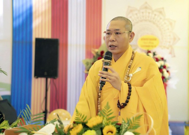 Đại đức Thích Từ Châu phát biểu khai mạc