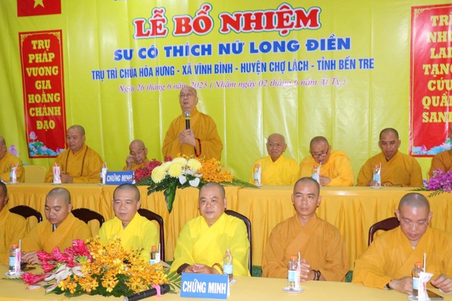 Hòa thượng Thích Nhựt Tấn ban đạo từ