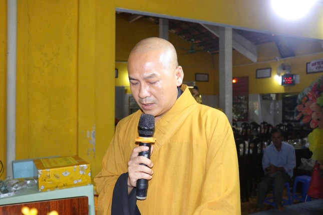 Đại đức Thích Xuân Nguyện phát biểu khai mạc