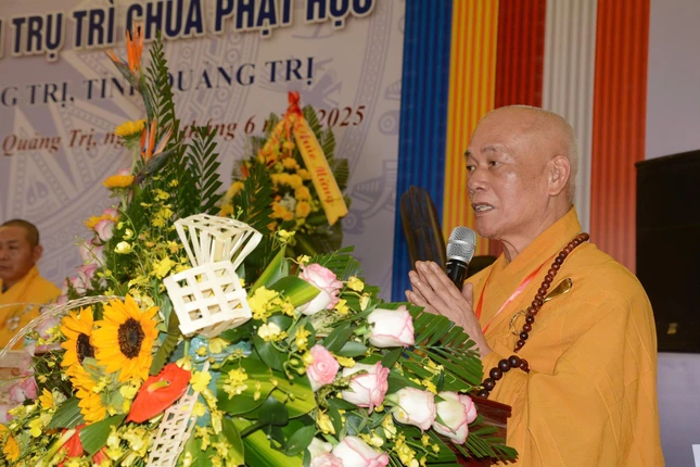 Hòa thượng Thích Giác Đạo ban huấn từ