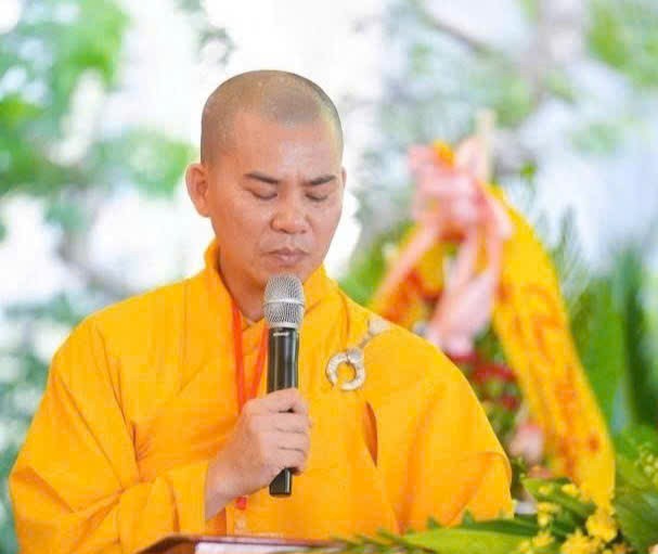 Đại đức Thích Tâm Quang phát biểu khai mạc