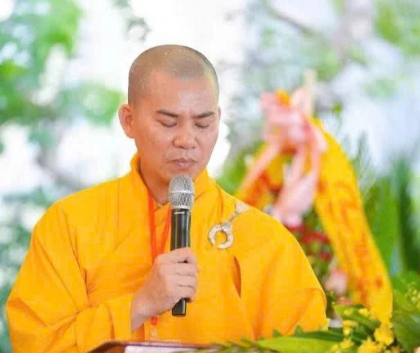 Đại đức Thích Tâm Quang phát biểu khai mạc