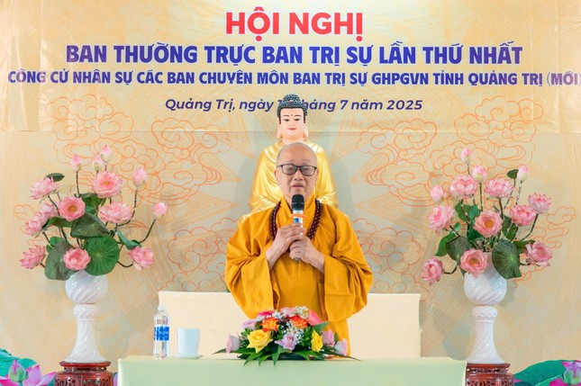 Hòa thượng Thích Tánh Nhiếp phát biểu khai mạc