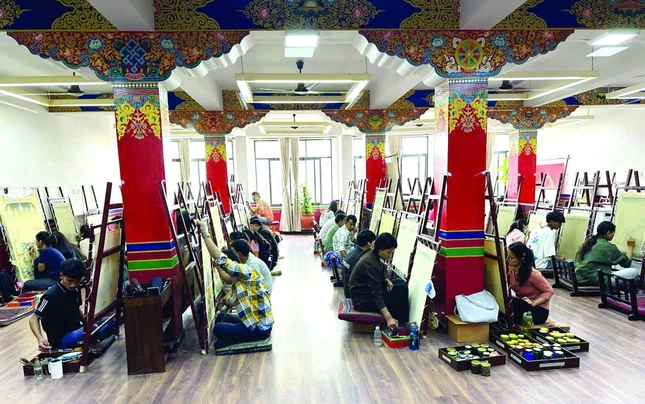 Các phòng vẽ Thangka