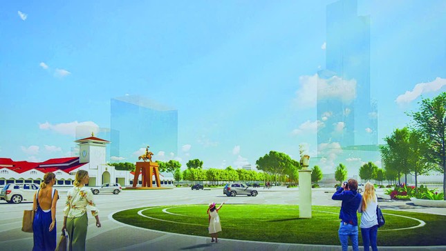 Ảnh tái quy hoạch vị trí tượng đài Quách Thị Trang sắp thực hiện Ảnh tái quy hoạch vị trí tượng đài Quách Thị Trang sắp thực hiện