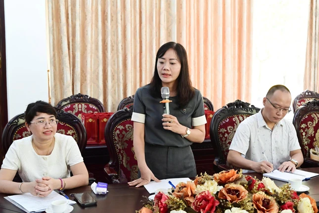 Tiến sĩ Bùi Thị Bích Lan phát biểu