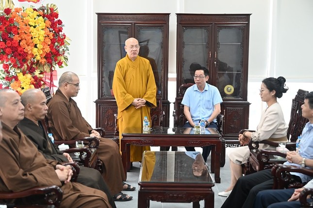 Hòa thượng Thích Quảng Tùng phát biểu