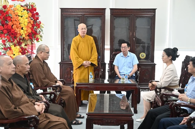 Hòa thượng Thích Quảng Tùng phát biểu Hòa thượng Thích Quảng Tùng phát biểu