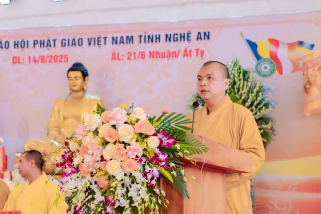 Đại đức Thích Minh Hải thông qua quyết định của Ban Trị sự GHPGVN tỉnh Nghệ An Đại đức Thích Minh Hải thông qua quyết định của Ban Trị sự GHPGVN tỉnh Nghệ An