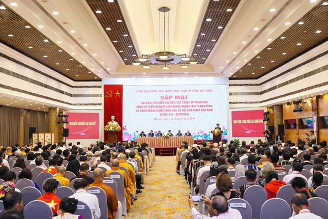 Quang cảnh buổi gặp mặt - Ảnh: Quang Vinh