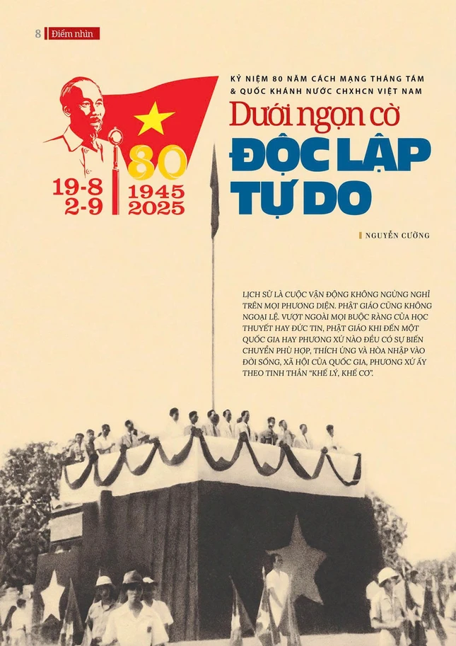 Bài trên Báo Giác Ngộ số 1316 - Thiết kế: Phòng Mỹ thuật BGN/Tống Viết Diễn