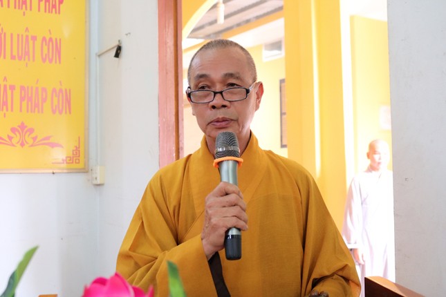 Hòa thượng Thích Huệ Pháp phát biểu khai mạc Hòa thượng Thích Huệ Pháp phát biểu khai mạc