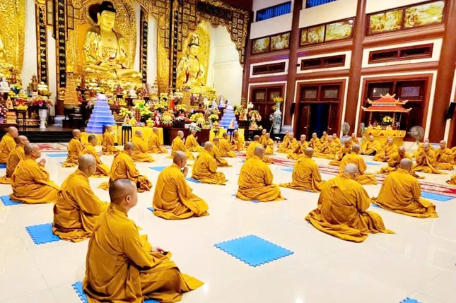 Lễ tác pháp Tự tứ tại chùa Diệc