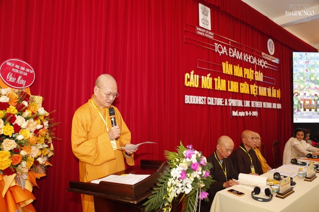 Hòa thượng Thích Hải Ấn phát biểu khai mạc