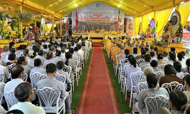 Quang cảnh buổi lễ