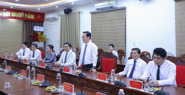 Bí thư Tỉnh ủy Nguyễn Đức Trung phát biểu tri ân