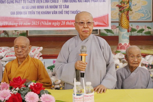 Ni trưởng Thích nữ Như Tịnh phát biểu