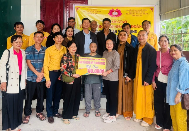 50 triệu đồng được trao trực tiếp đến anh Phan Văn Trọng