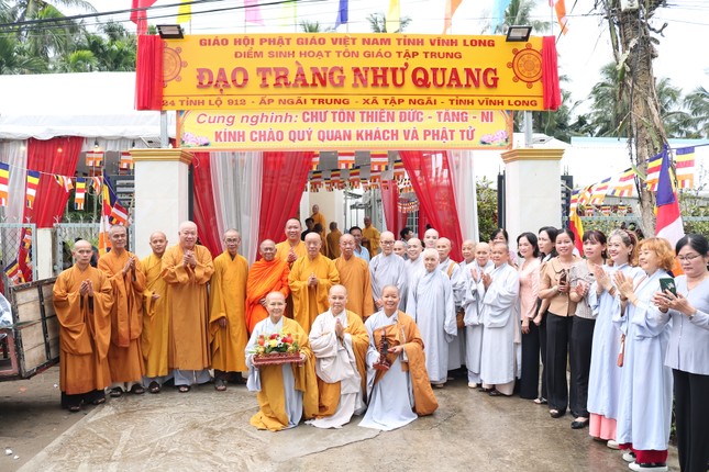 Lưu niệm sau khi thượng bảng điểm sinh hoạt tôn giáo tập trung Như Quang