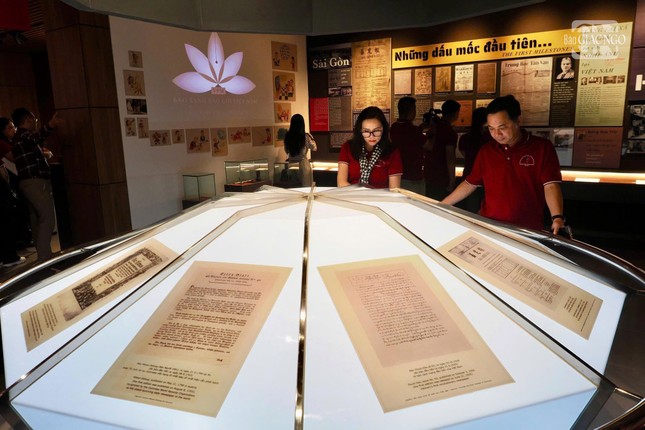 Không gian trưng bày cô đọng, hiện đại tại Bảo tàng Báo chí Việt Nam