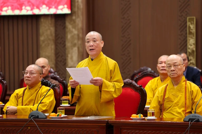 Hòa thượng Thích Bảo Nghiêm phát biểu