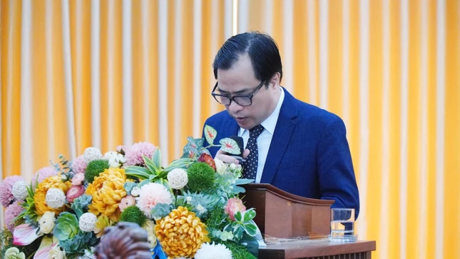 Ông Cát Ngọc Trình phát biểu Ông Cát Ngọc Trình phát biểu