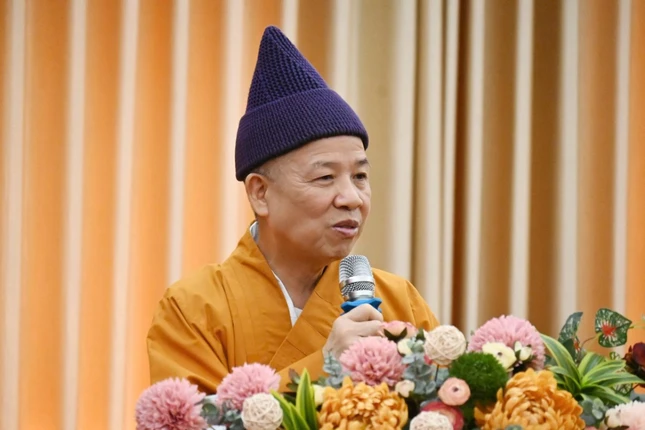 Hòa thượng Thích Thanh Quyết phát biểu khai mạc hội nghị Hòa thượng Thích Thanh Quyết phát biểu khai mạc hội nghị