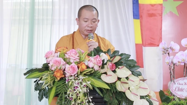 Đại đức Thích Thiện Trí công bố quyết định