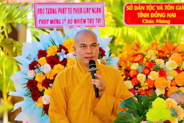 Đại đức Thích Bửu Hòa phát biểu khai mạc