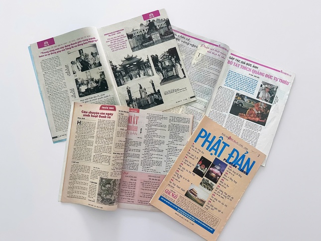 Ấn bản của Báo Giác Ngộ được Ni trưởng lưu giữ cho đến hôm nay