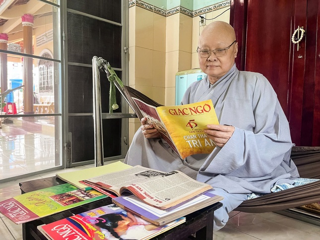 Đối với Ni trưởng Thích nữ Tuệ Minh: “Nội dung trên Báo Giác Ngộ là nguồn tài liệu quý để học tập, nghiên cứu”