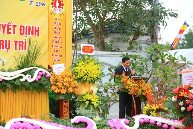 Ông Tạ Văn Xuê phát biểu khai mạc